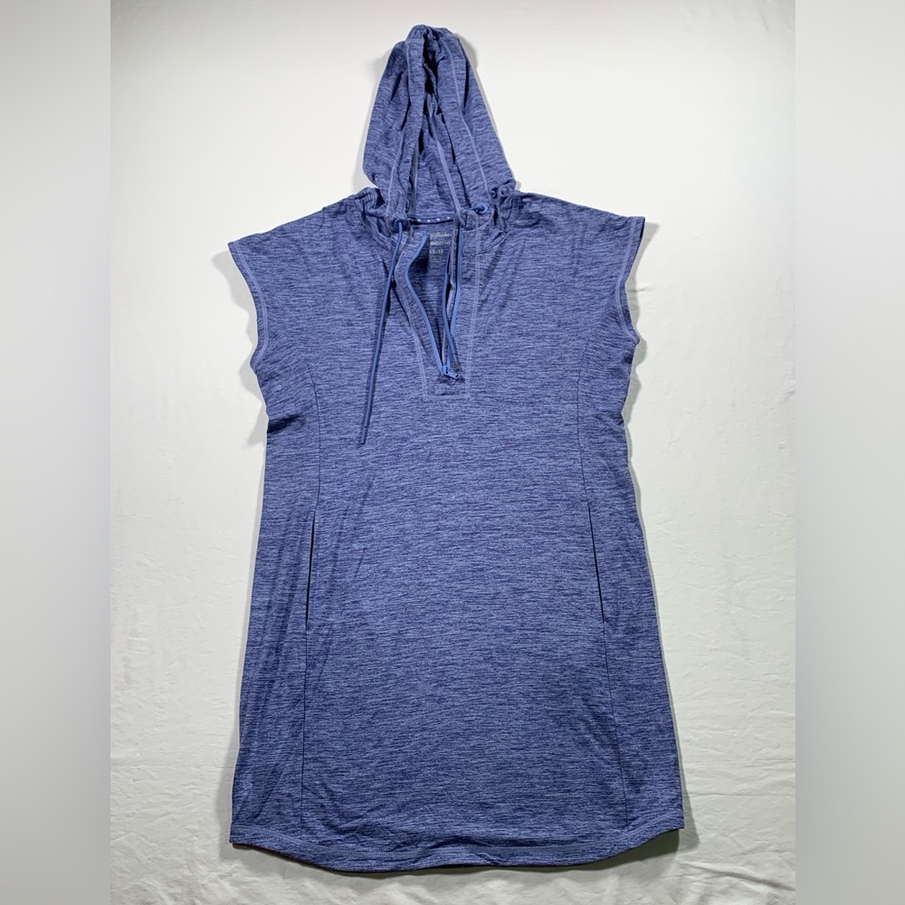 Tommy bahama Blue Sleeveless Hooded bathing suit Cover Up